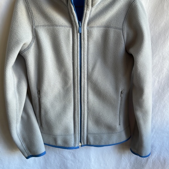 Reversible blue/gray fleece jacket - Picture 8 of 9